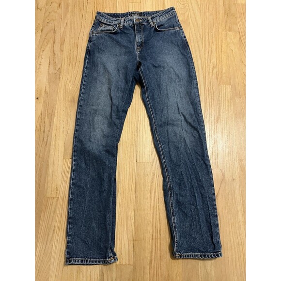 Nudie Jeans Co Men’s 30x32 Blue Denim Jeans Button Fly Made in Italy - Picture 1 of 6